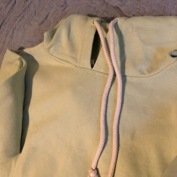Lou & grey fleeceback jersey hoodie S celery ice - Picture 3 of 5